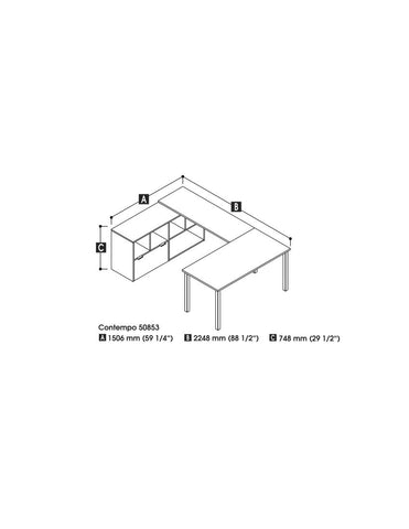 U-Shaped Executive Desk