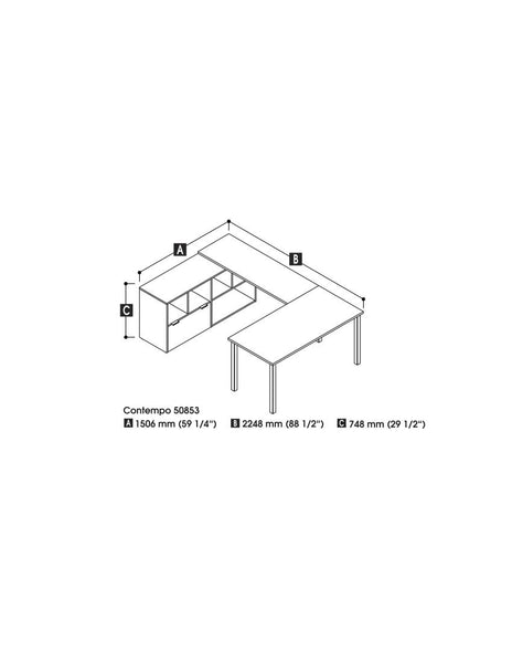 U-Shaped Executive Desk