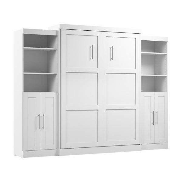 Queen Murphy Bed with Closet Storage Organizers (115W)