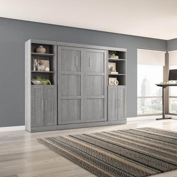 Full Murphy Bed with Closet Storage Organizers (109W)