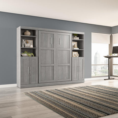 Full Murphy Bed with Closet Storage Organizers (109W)