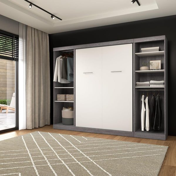 Full Murphy Bed and 2 Closet Organizers (109W)