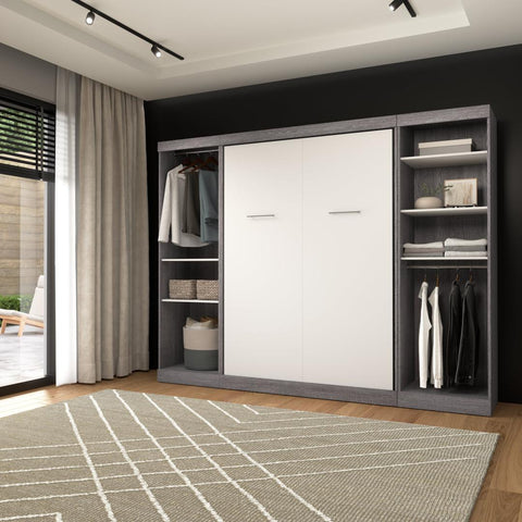 Full Murphy Bed and 2 Closet Organizers (109W)