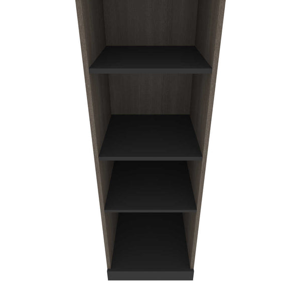Full Murphy Bed and Narrow Storage Solutions with Drawers (99W)