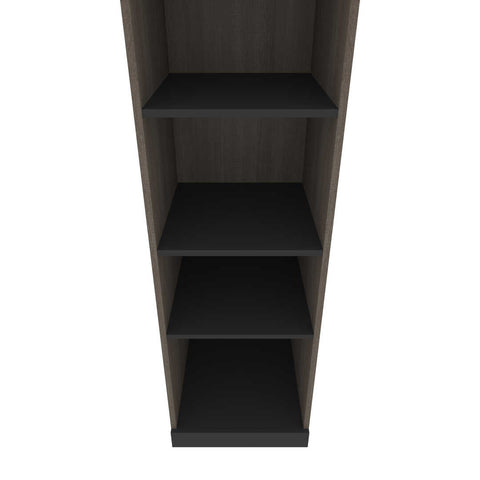 Full Murphy Bed and Narrow Storage Solutions with Drawers (99W)