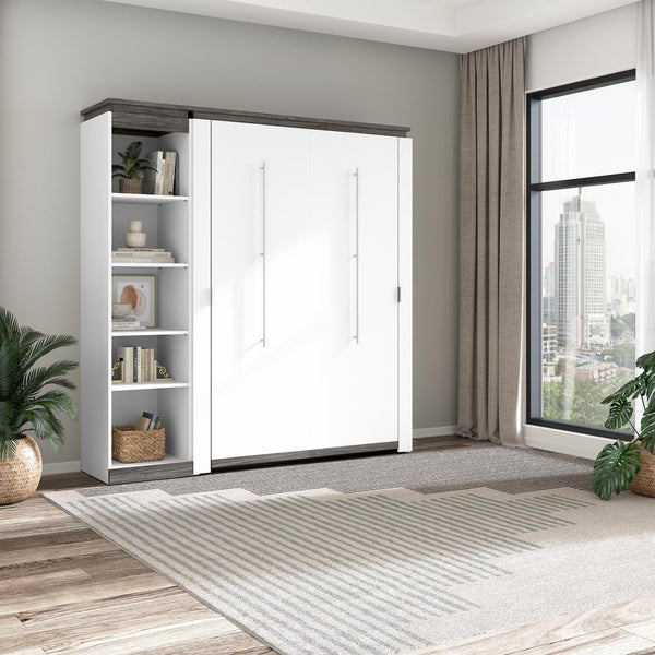 Full Murphy Bed with Shelves (81W)