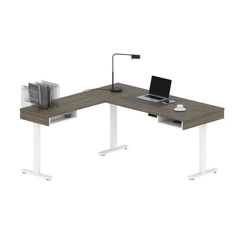 72W L-Shaped Standing Desk