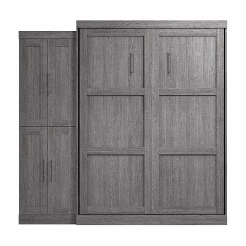 Queen Murphy Bed with Closet Organizer (90W)