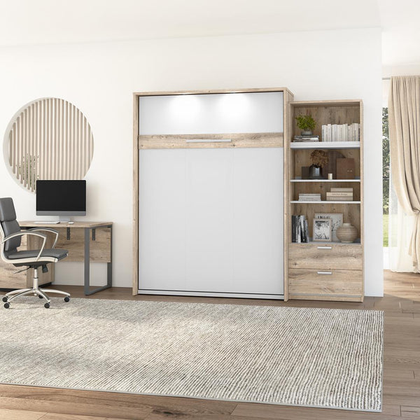 Queen Murphy Bed with Closet Organizer (95W)