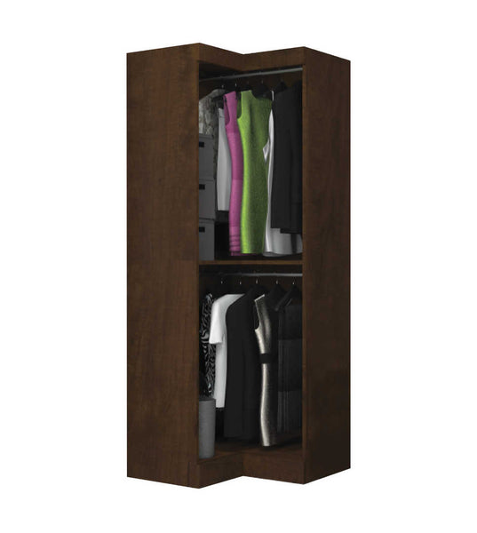 Contemporary Corner Closet System, 33W x 33D