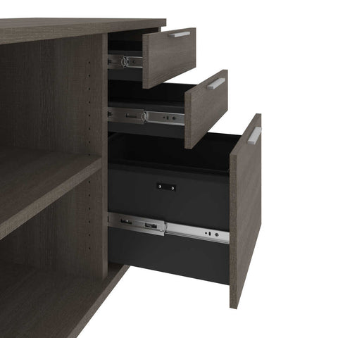 72W L-Shaped Standing Desk