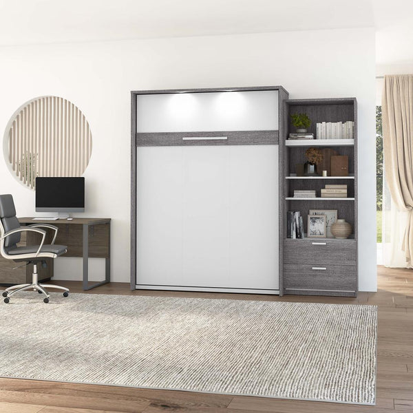 Queen Murphy Bed with Closet Organizer (95W)