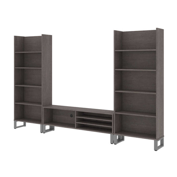 TV Stand with 2 Bookcases