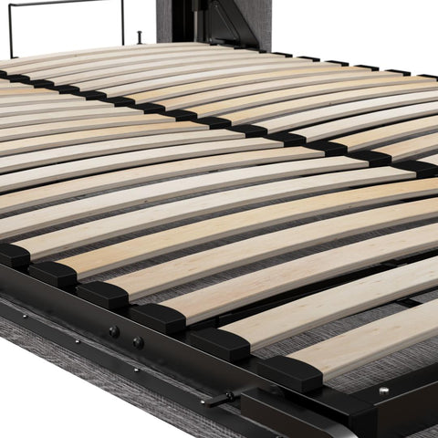 Full Murphy Bed and 2 Closet Organizers with Drawers (109W)