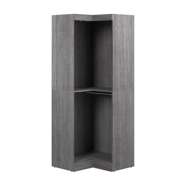 Contemporary Corner Closet System, 33W x 33D