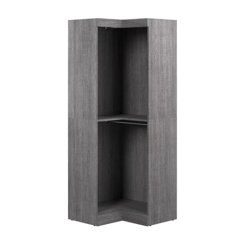 Contemporary Corner Closet System, 33W x 33D