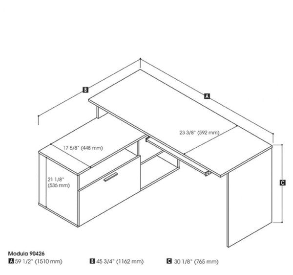 Small L-Shaped Desk