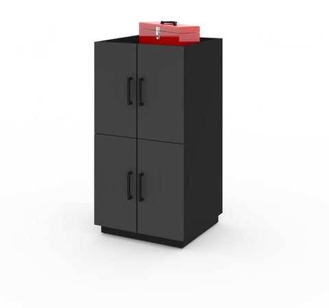 3-Piece Set: two Stackable Storage Cabinets and one 2-Drawer Set