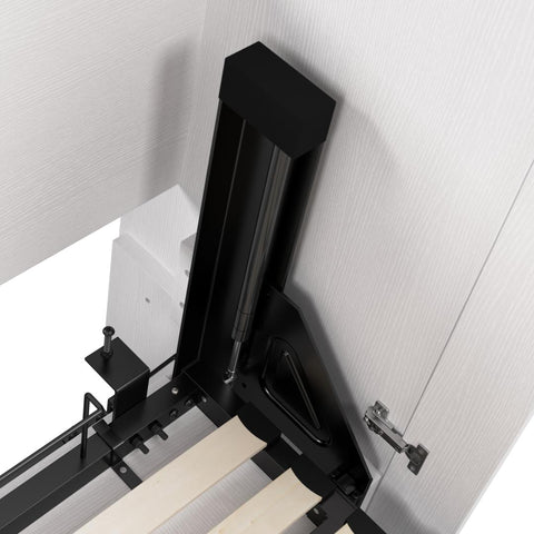 Queen Murphy Bed and Closet Organizers with Doors and Drawers (119W)