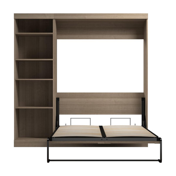 Full Murphy Bed with Shelving Unit (84W)