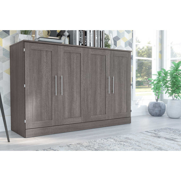 66W Queen Cabinet Bed with Mattress