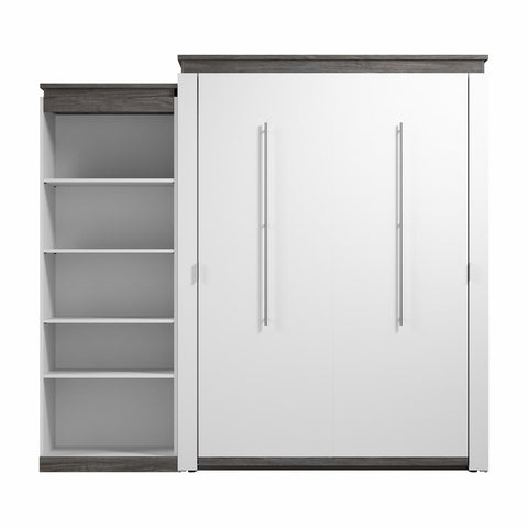 Queen Murphy Bed with Shelves (97W)