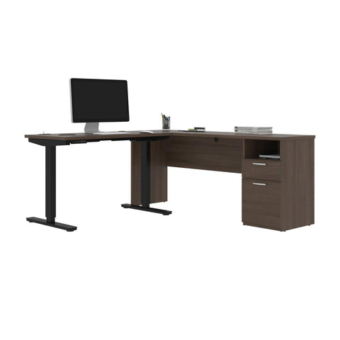 72W L-Shaped Electric Standing Desk