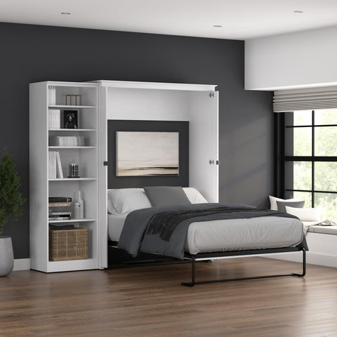 Full Murphy Bed with Closet Organizer (88W)