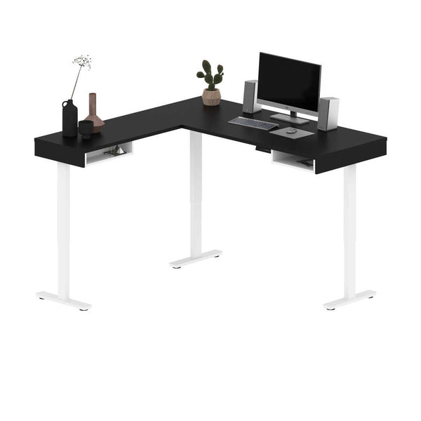 72W L-Shaped Standing Desk