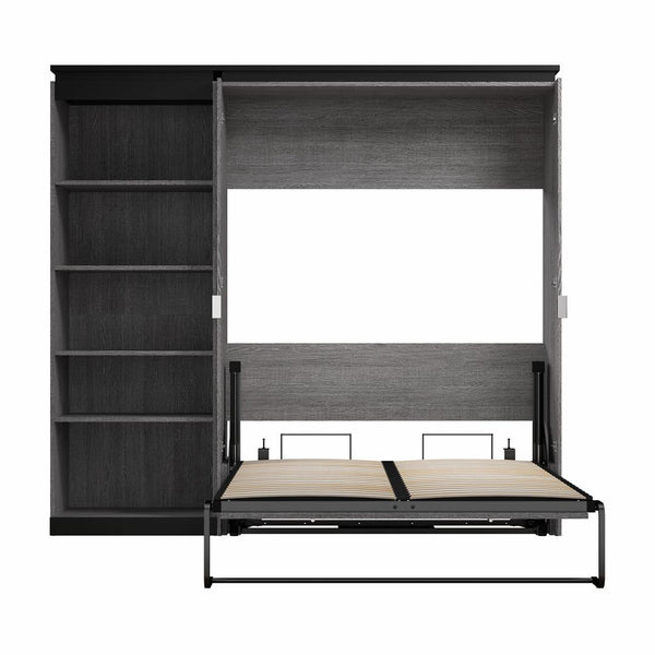Full Murphy Bed with Shelves (91W)