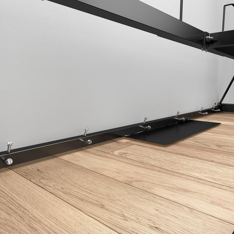 Queen Murphy Bed with Closet Storage Cabinets (115W)