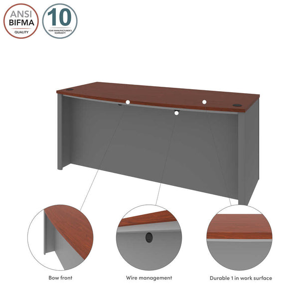 72W Desk Shell