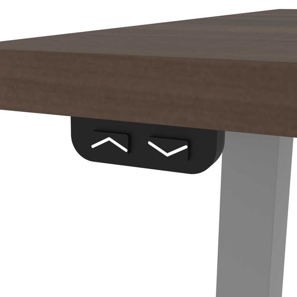 60W x 30D Standing Desk with Dual Monitor Arm