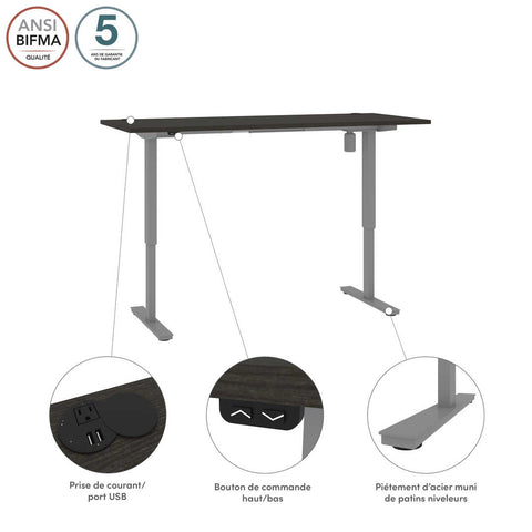 30” x 72” Standing Desk