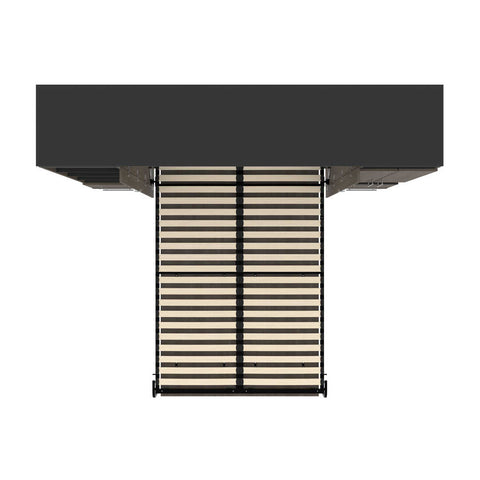 Full Murphy Bed and Narrow Storage Solutions with Drawers (99W)