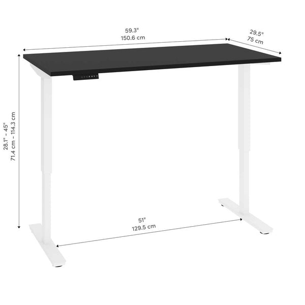 60W x 30D Electric Standing Desk