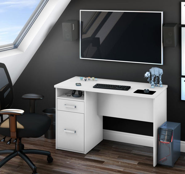 Small Desk with Pedestal