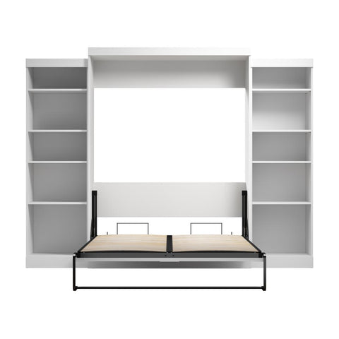 Queen Murphy Bed and 2 Shelving Units (115W)