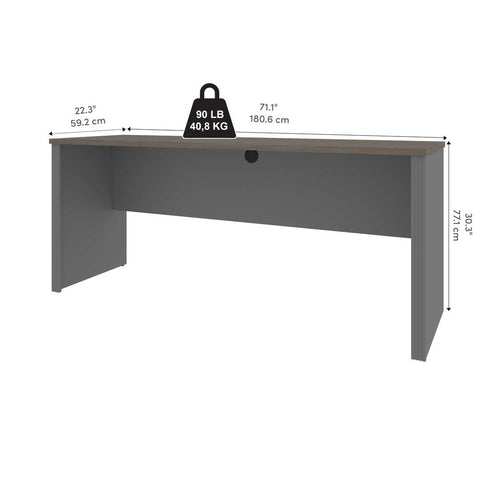 72W Narrow Desk Shell