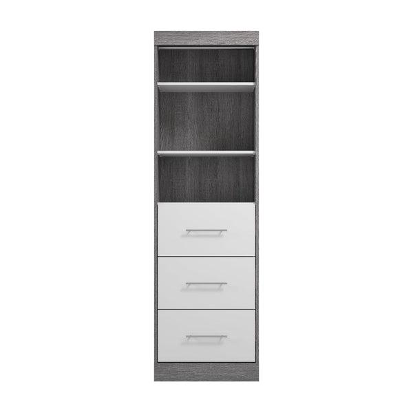 25W Closet Organizer with Drawers