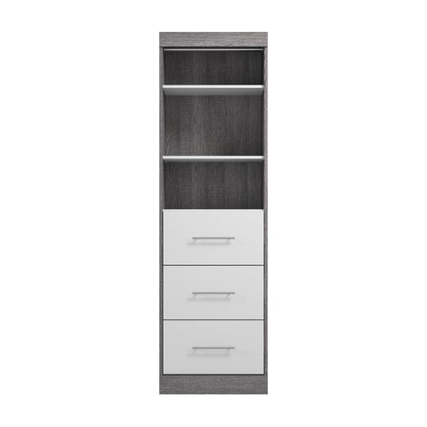 25W Closet Organizer with Drawers
