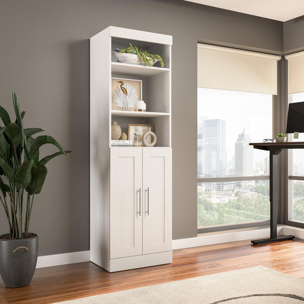 Contemporary Closet System with Doors, 25W x 19D