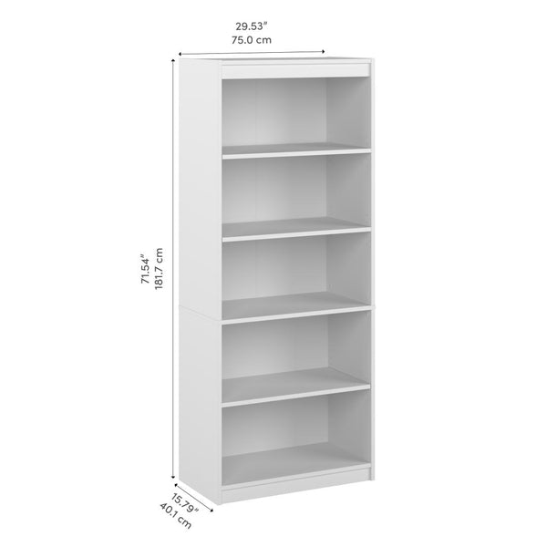 Standard 5 Shelf Bookcase