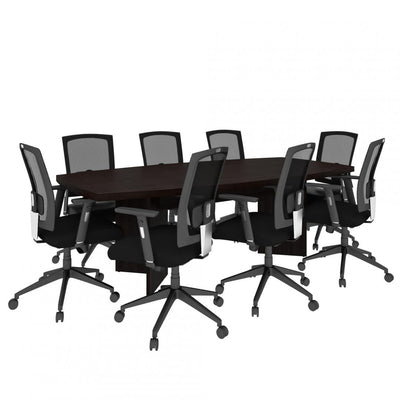 95.5“ Conference Table with 8 Chairs