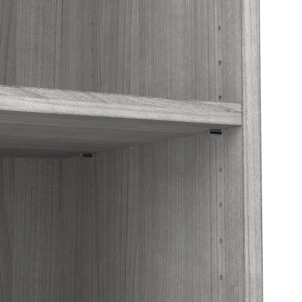 Contemporary Closet System with Shelves, Drawers & Clothing Rods, 86W x 19D