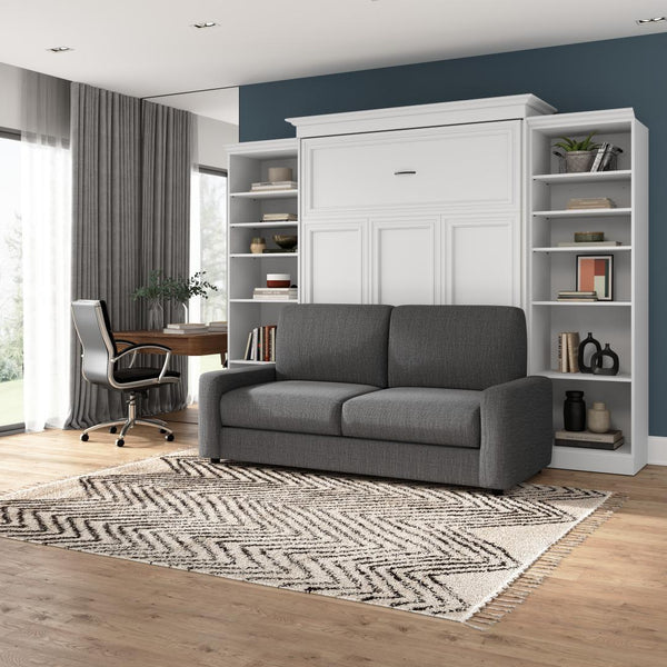 Queen Murphy Bed with Sofa and Closet Organizers (115W)
