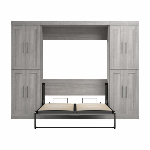 Full Murphy Bed with Storage Cabinets (109W)