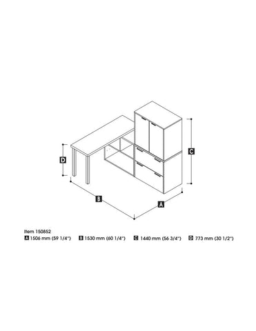 L-Shaped desk