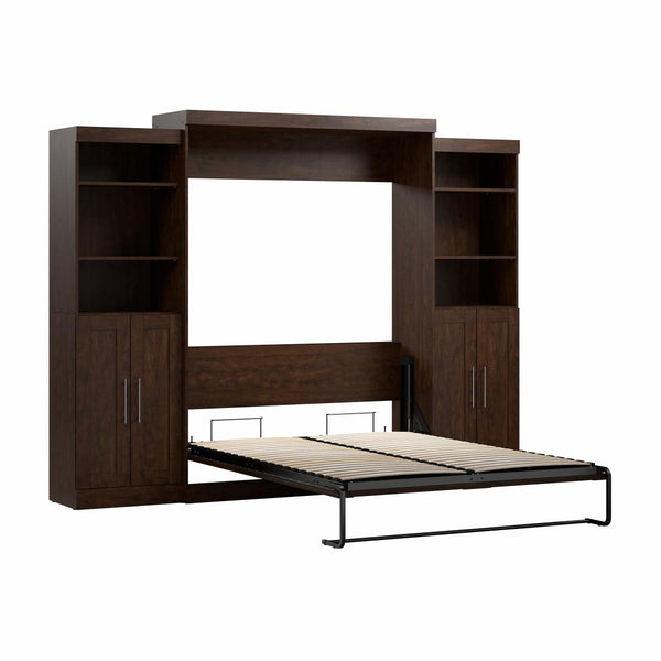 Queen Murphy Bed with Closet Storage Organizers (115W)