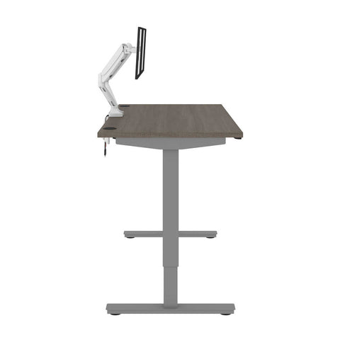 60W x 30D Standing Desk with Dual Monitor Arm